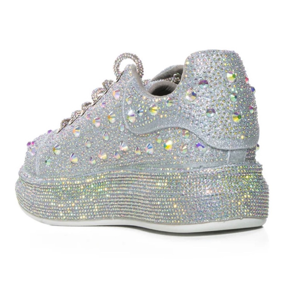 NEW Rhinestone Sneakers - Picture 5 of 6